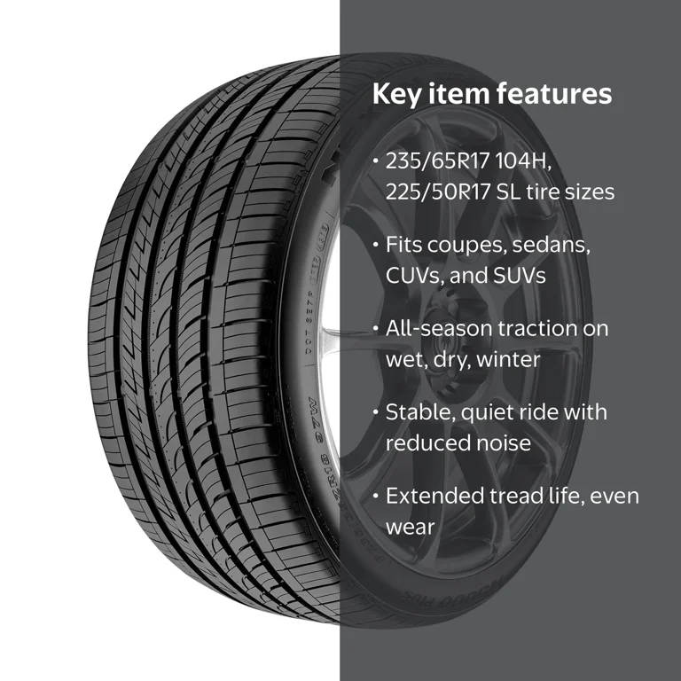 user_22eb9bed③※個別購入お願いします235/65 R17 Nexen N5000+ 235/65R17 All-Season Performance Tire, Enhanced Grip