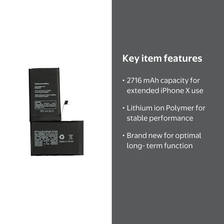 iPhone X (10) Battery Replacement - Walmart.com
