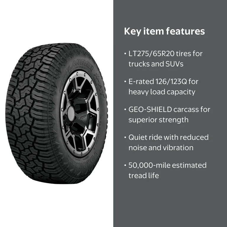 Yokohama Geolandar X-AT LT275/65R20 126Q BW All Season Off-Road
