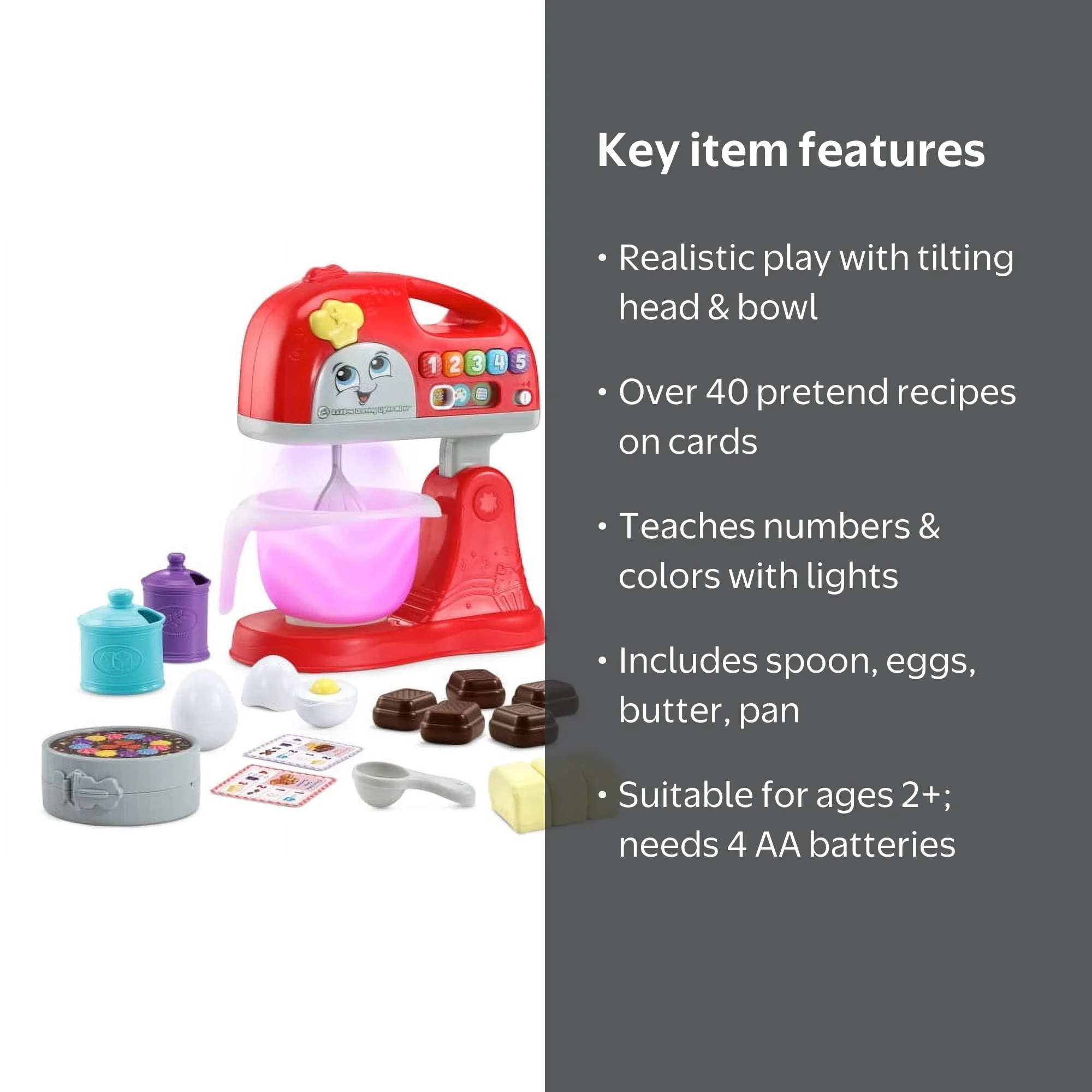 LeapFrog® Rainbow Learning Lights Mixer™ - Red - Walmart.com