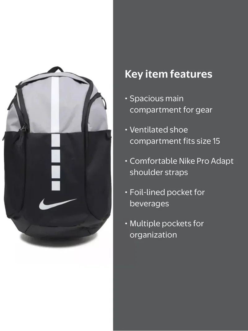 Nike Hoops Elite Pro Basketball Backpack, Ventilated Shoe
