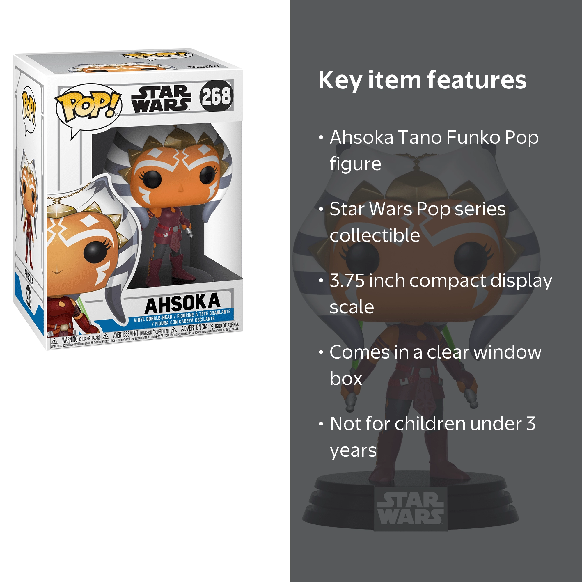 Funko POP Star Wars: Clone Wars - Ahsoka - Walmart.com