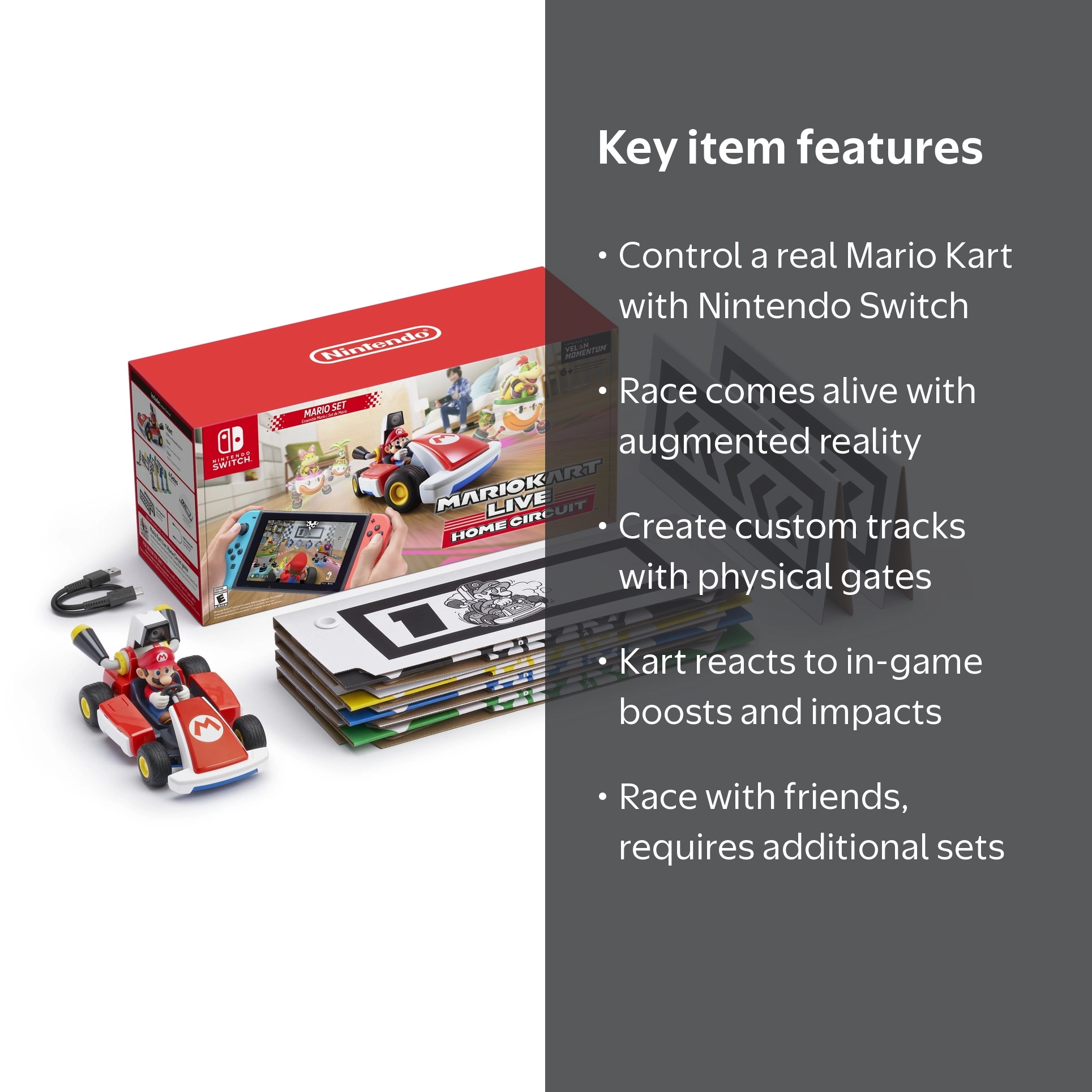 Nintendo, Mario Kart Live, Home Circuit™ - Mario™ Set - Walmart.com