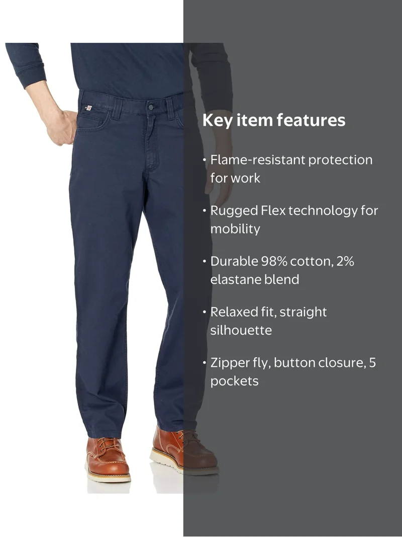 Carhartt Flame-Resistant Rugged Flex Relaxed Fit Canvas Five