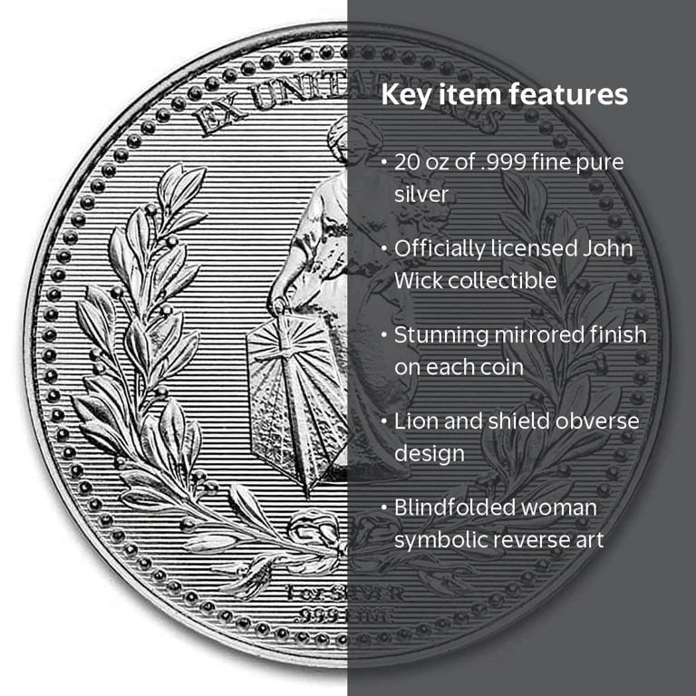 John Wick 1 oz Silver Continental Coin Bullion - Tube of 20