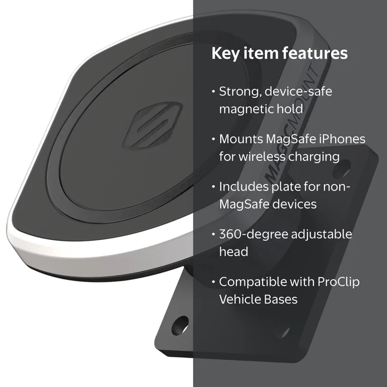 Scosche MagicMount Pro2 Universal MagSafe Magnetic Cell Phone Car