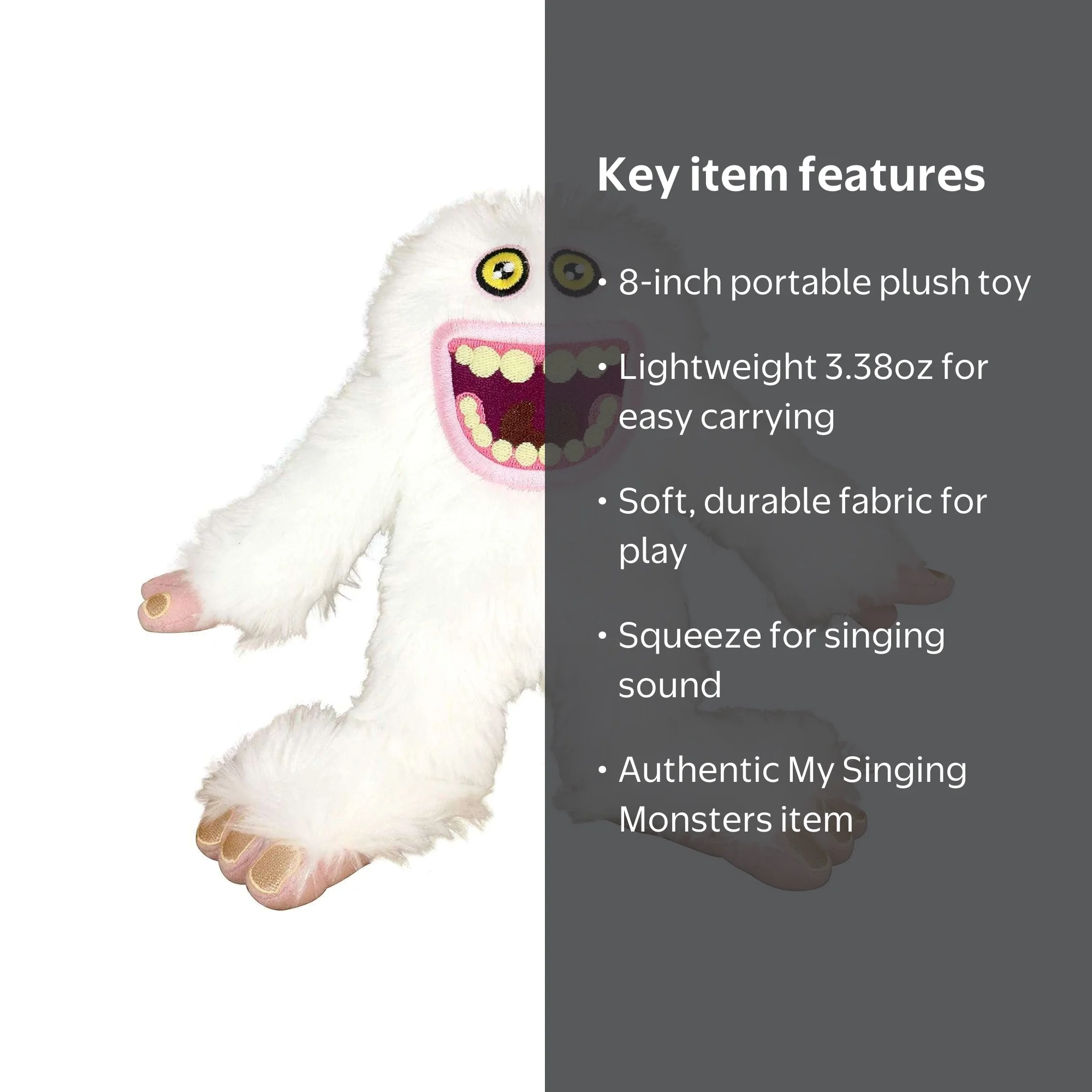 Commonwealth Toy & Novelty My Singing Monsters Soft Mammott Plush,  Multicolor, 3.38 oz, 8" - Walmart.com