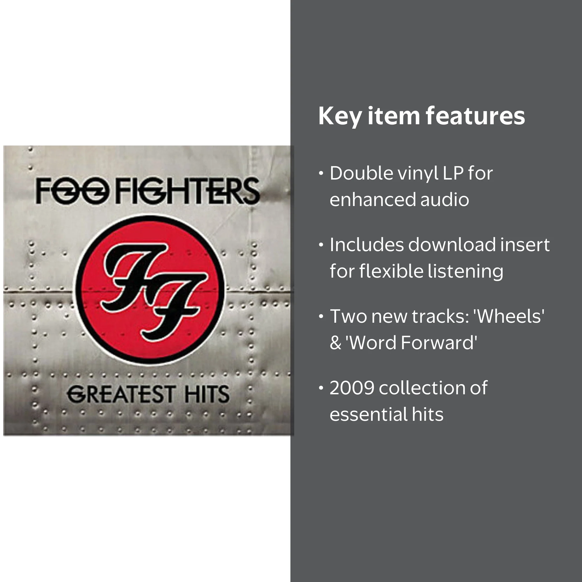 RCA, Vinyl Record, Foo Fighters Greatest Hits, Double LP with