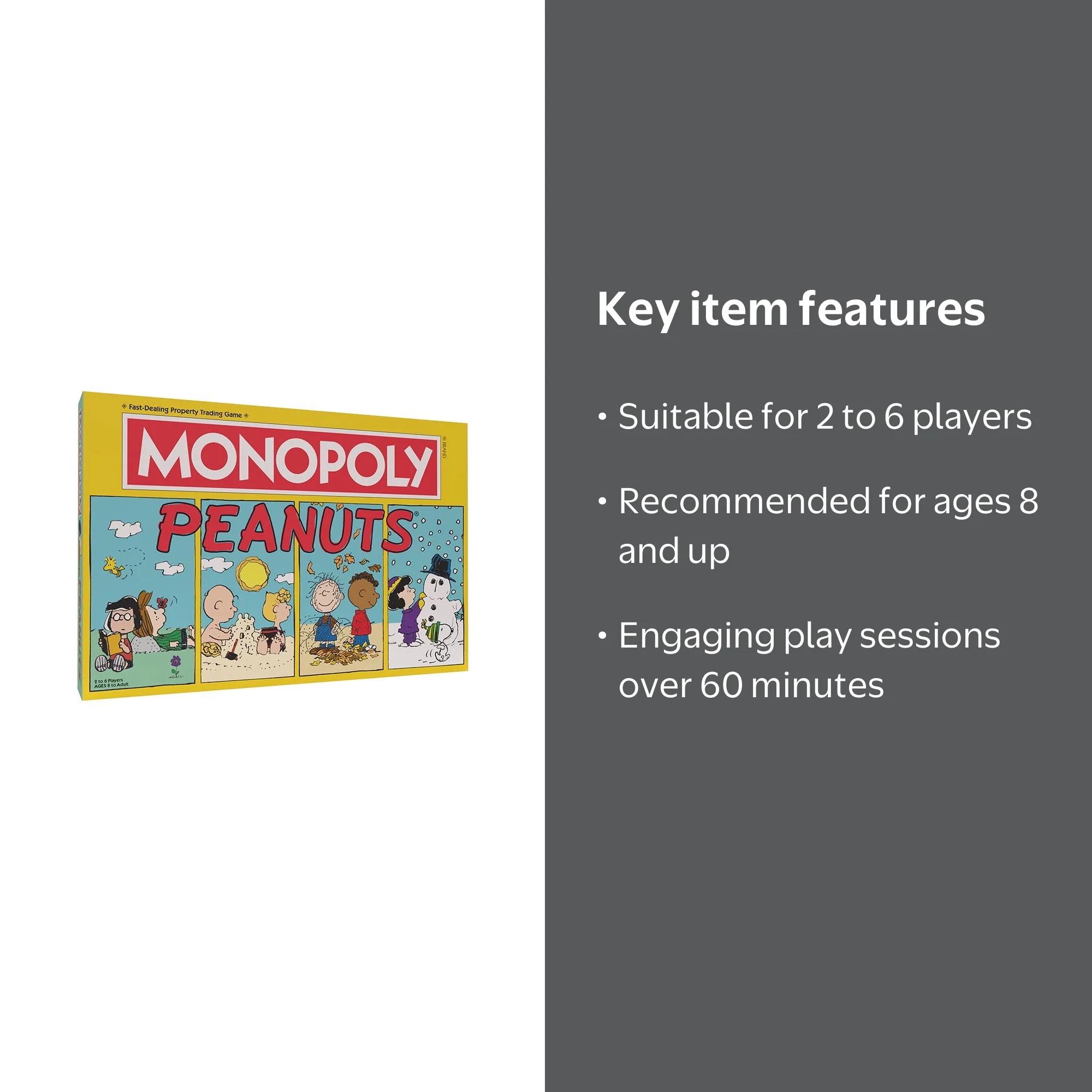 Monopoly: Peanuts Collector's Edition - Charlie Brown & Snoopy