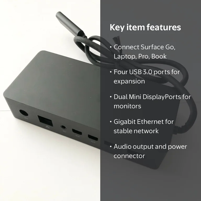 Microsoft Surface Model 1661 Docking Station - DOCK ONLY - NO