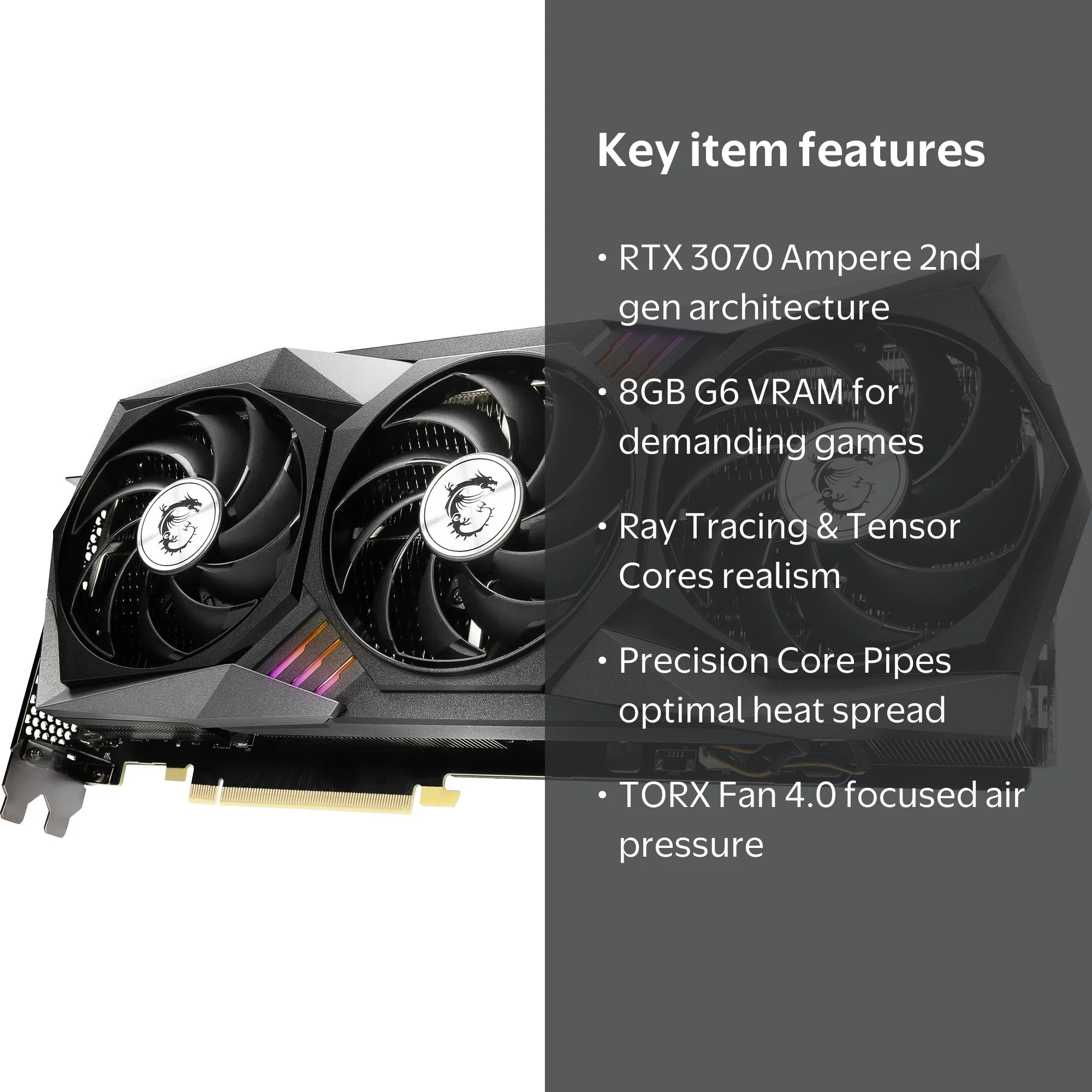 MSI GeForce RTX 3070 Gaming X Trio 8GB GPU Graphic Card - Walmart.com
