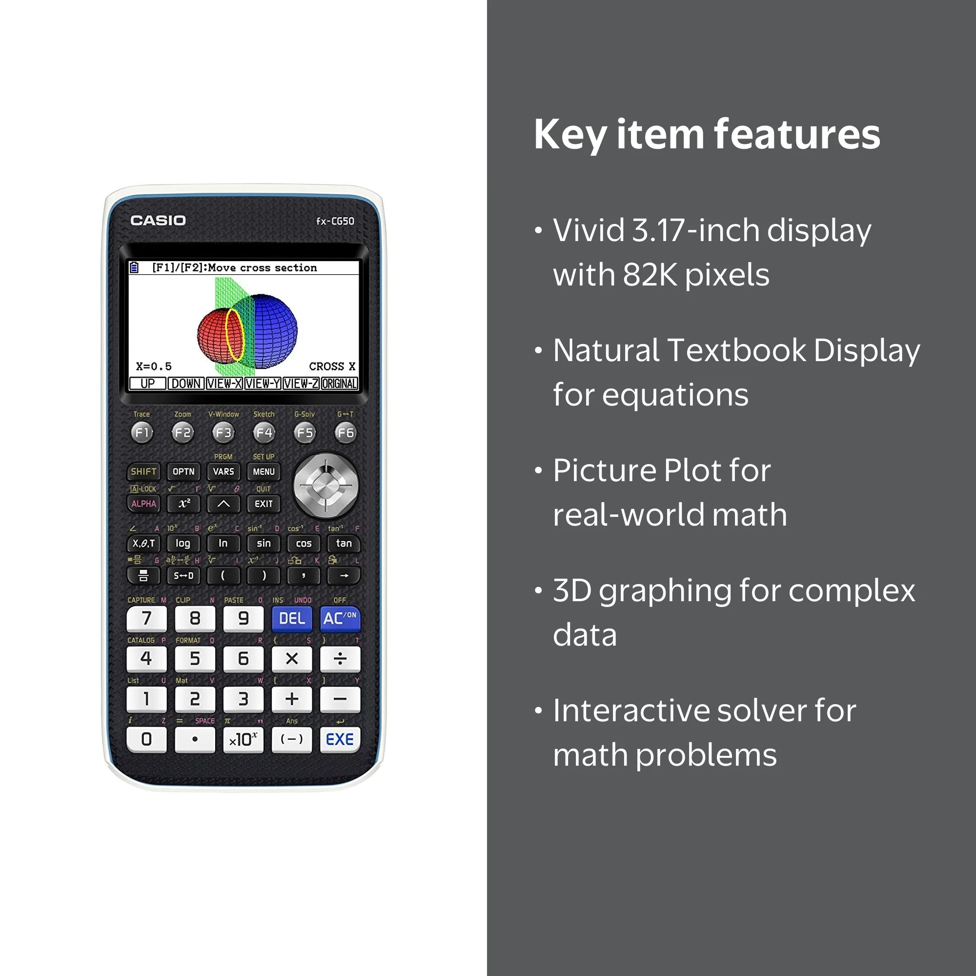 Casio FX-CG50 Electronic Handheld Scientific Color Graphing