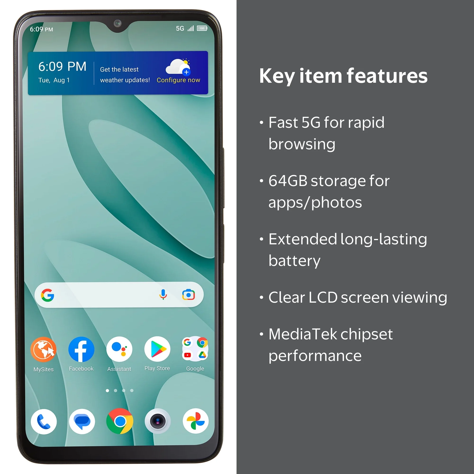 Tracfone TCL 40 XE 5G, 64GB, Black - Prepaid Smartphone - Walmart.com