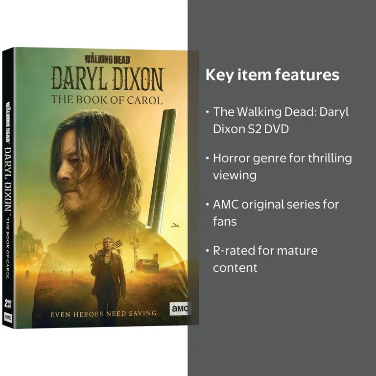 The Walking Dead: Daryl Dixon Season 2 - Book Of Carol DVD, AMC