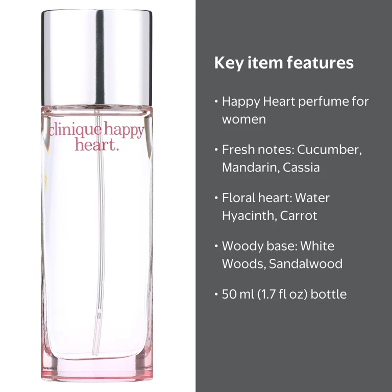Clinique, Perfume Spray, 1.7 fl oz, Happy Heart for Women