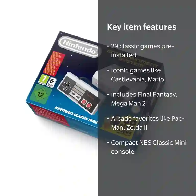 Free Shipping! NES Classic Mini EU Console Nintendo Retro Video Free Shipping! NES Classic Mini EU Console Nintendo Retro Video