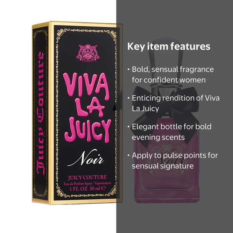 Free Shipping! Juicy Couture Viva La Juicy Noir Eau De Parfum for