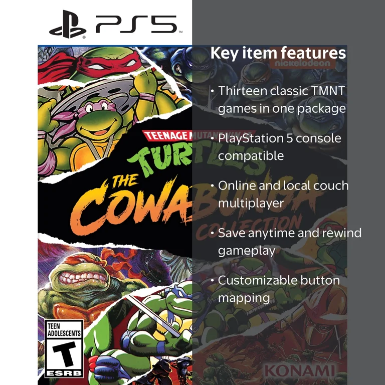 Konami Teenage Mutant Ninja Turtles Cowabunga Collection