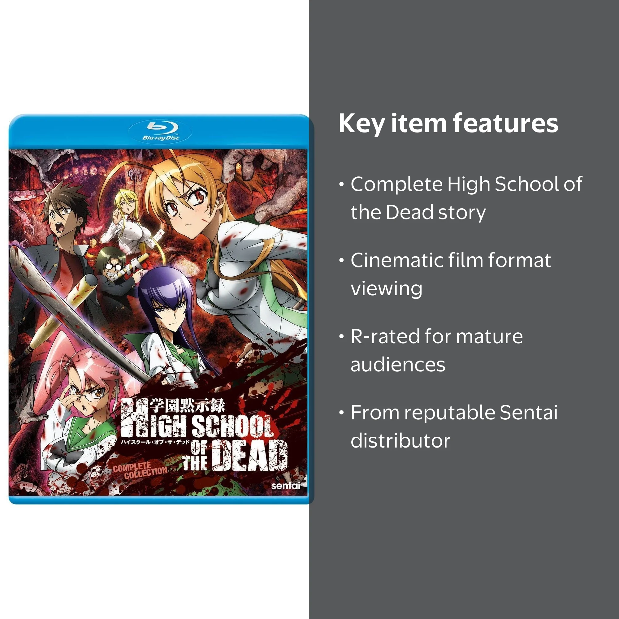 High School Of The Dead: Complete Collection - Walmart.com