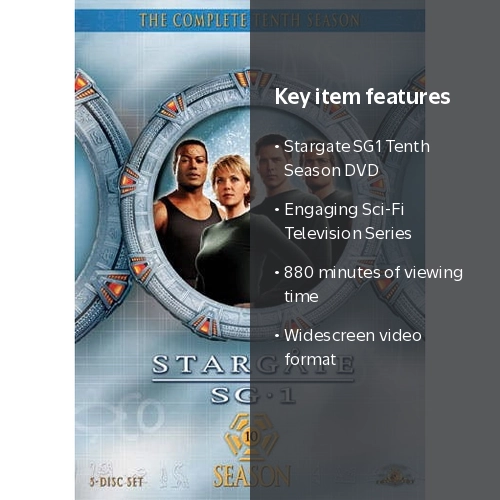 20th Century Studios Stargate SG1 Season 10, DVD Widescreen, 880
