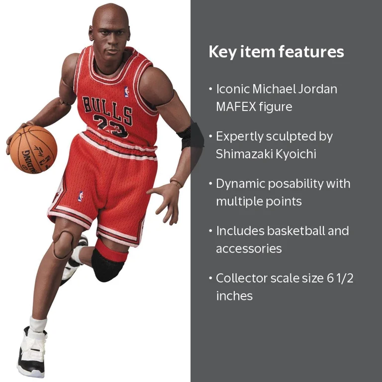 Medicom Toys MAFEX Michael Jordan Action Figure - Walmart.com