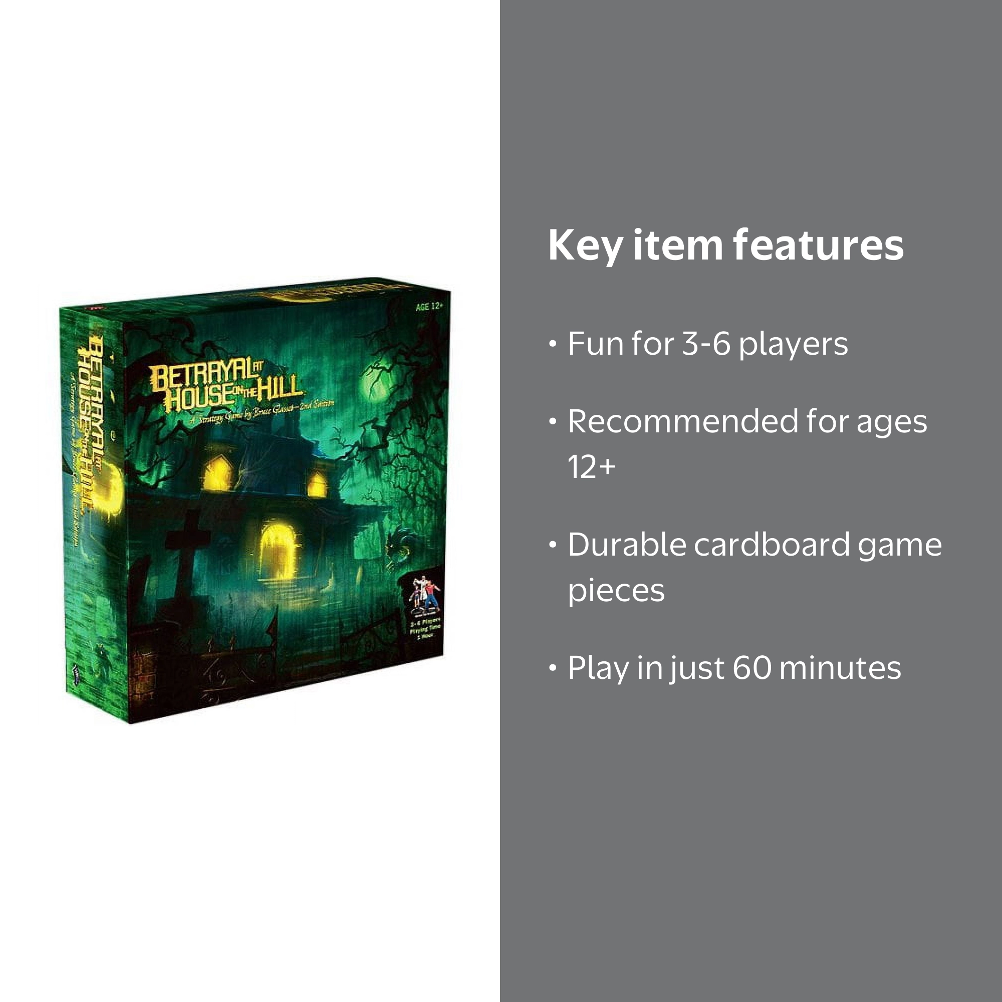 Avalon Hill Betrayal at House on the Hill Mystery Horror Board