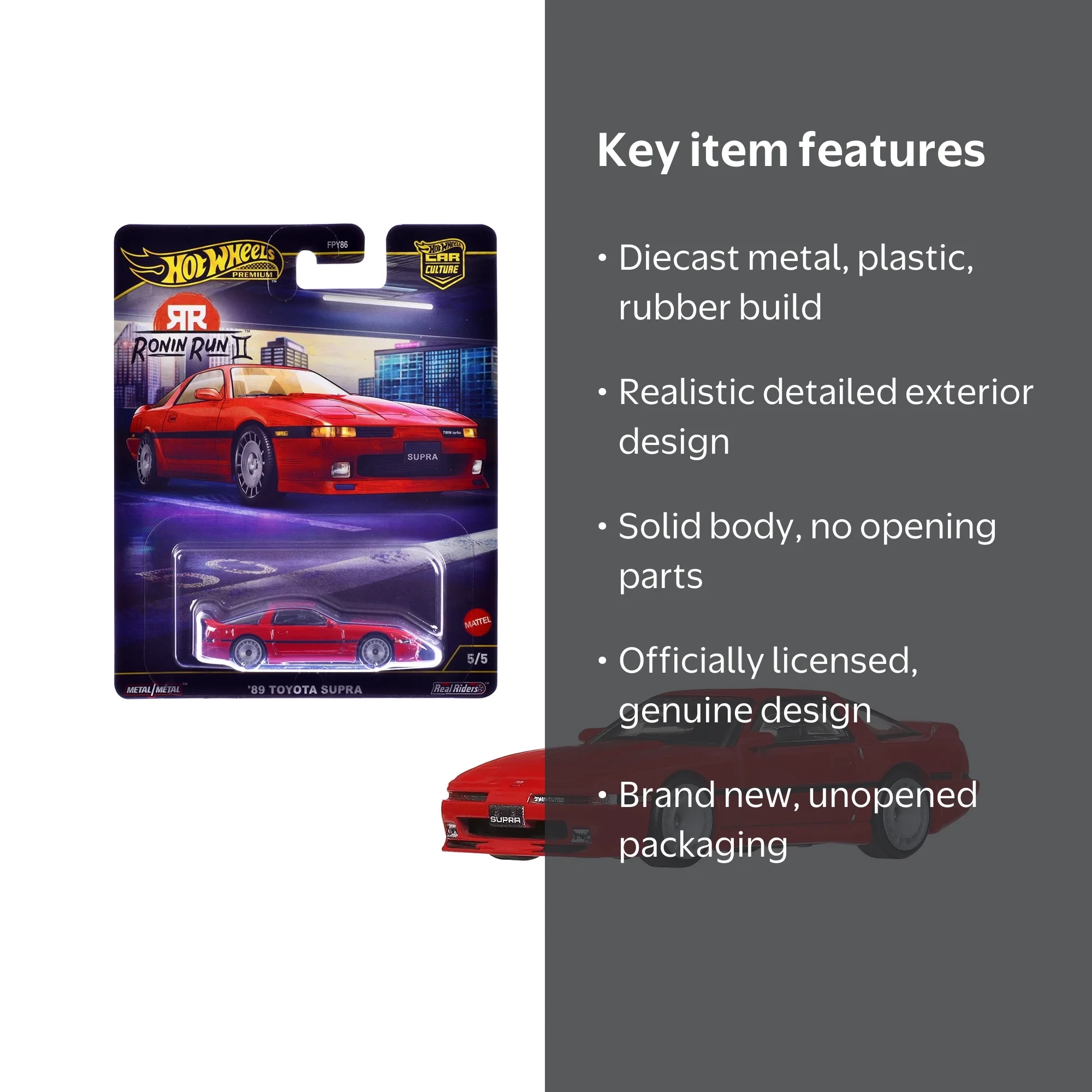 1989 Toyota Supra RHD (Right Hand Drive) Red 