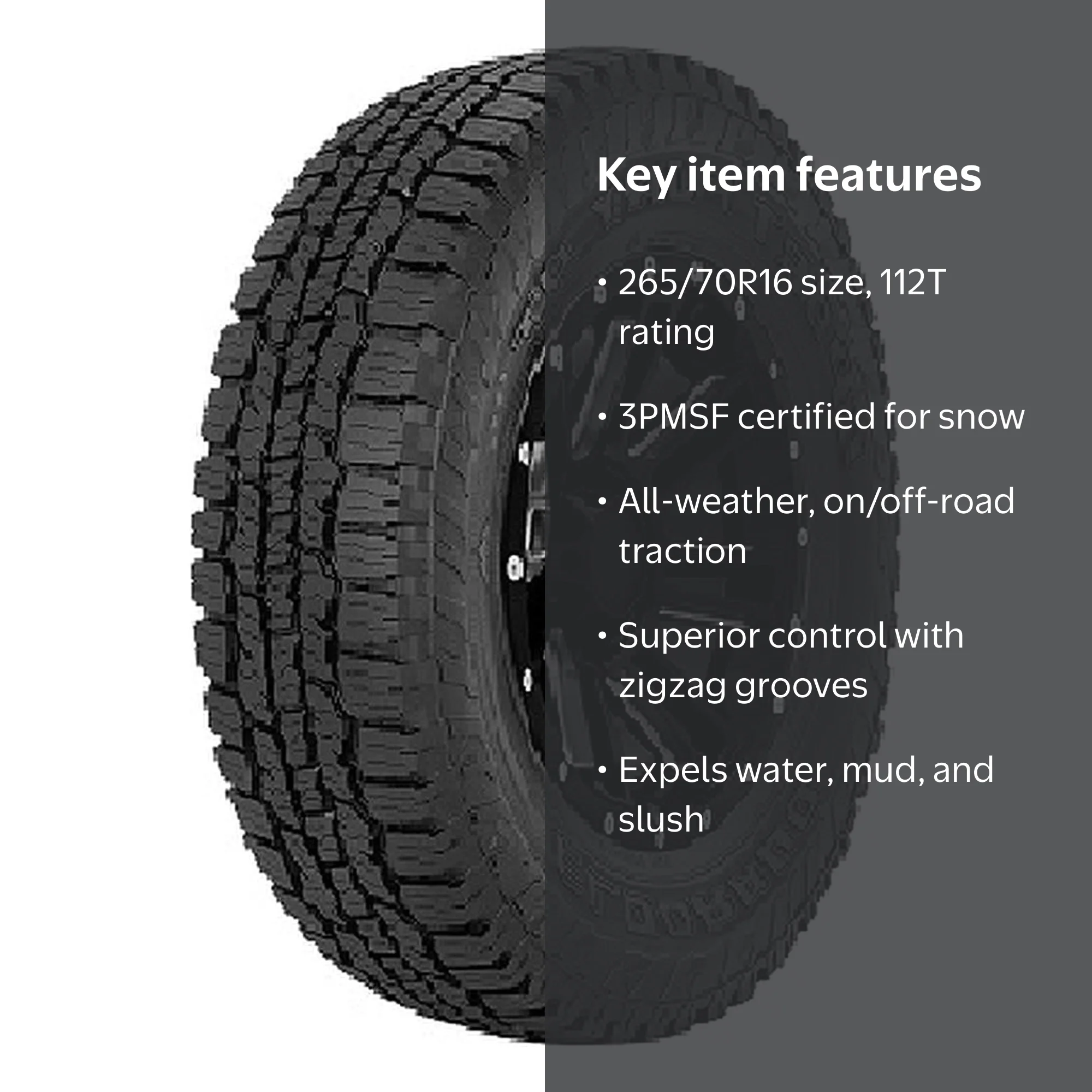Eldorado Sport Fury AT4S All Terrain 265/70R16 112T Light Truck