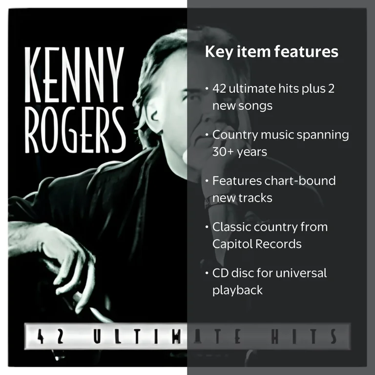 Capitol, Kenny Rogers, 42 Ultimate Hits, Music & Performance, CD
