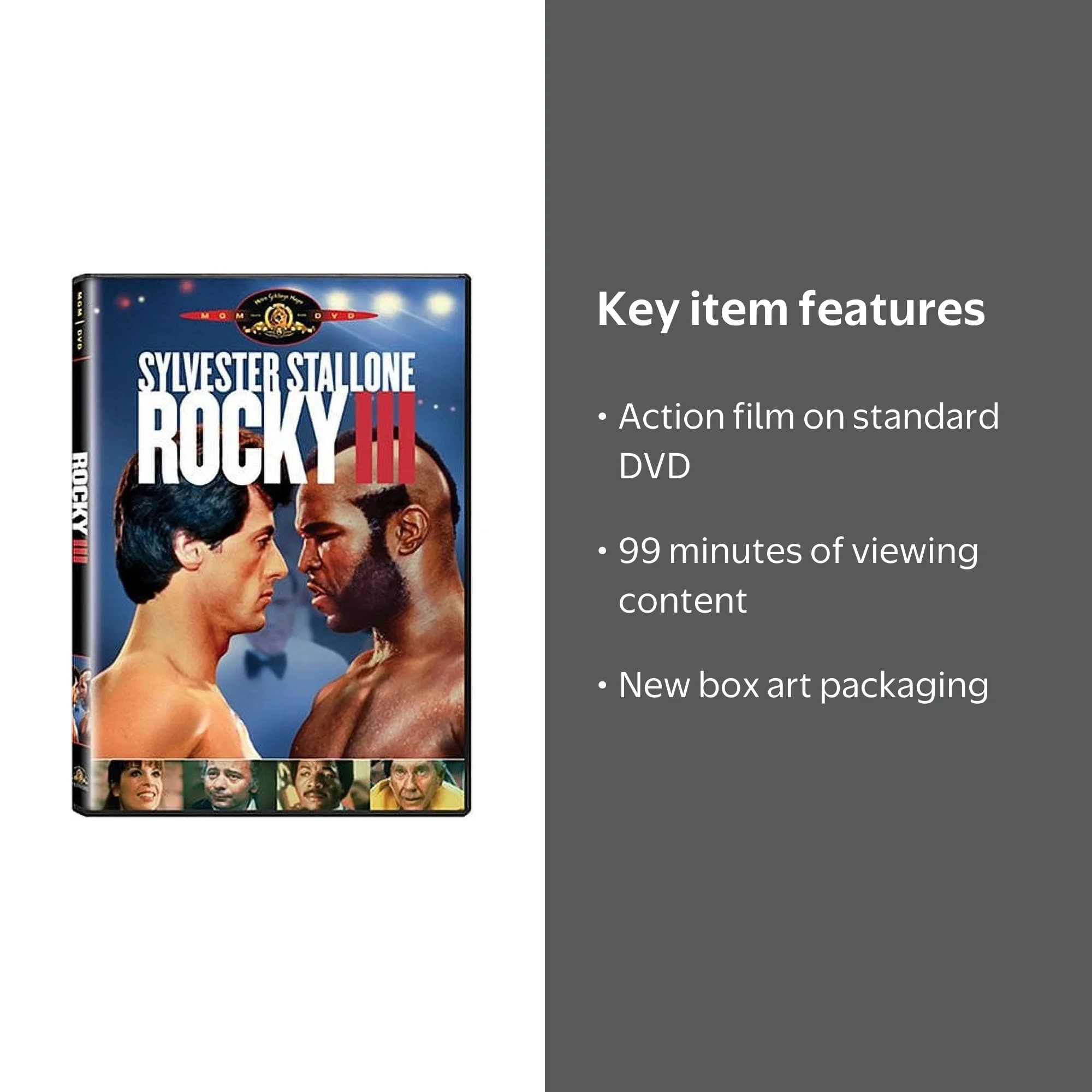 Rocky III (RPKG/DVD) (DVD New Box Art) [DVD] - Walmart.com