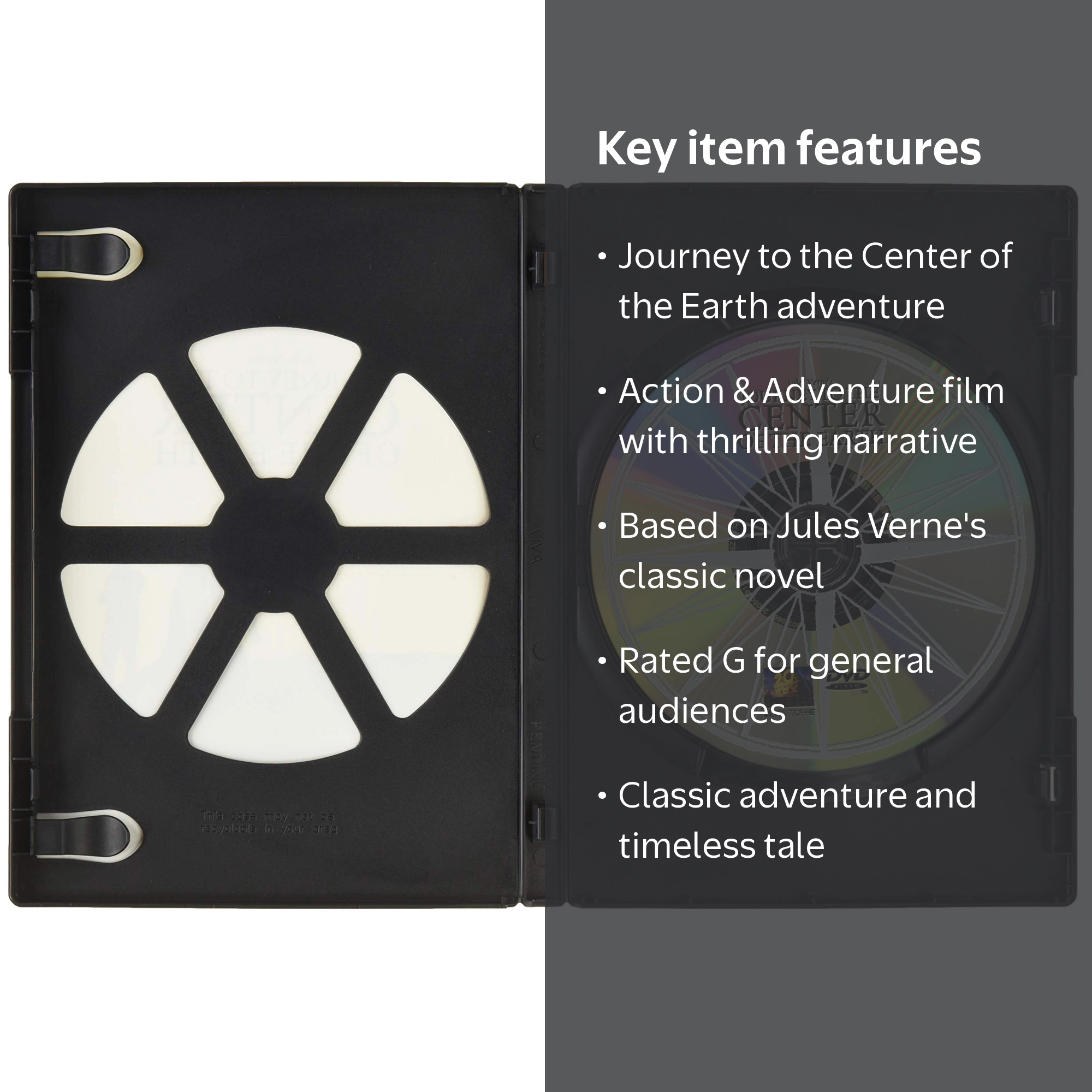 Journey To The Center of The Earth (DVD) [1959], Action