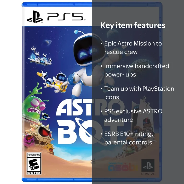 PlayStation, Astro Bot Adventure Game, Exclusive PS5 Standard