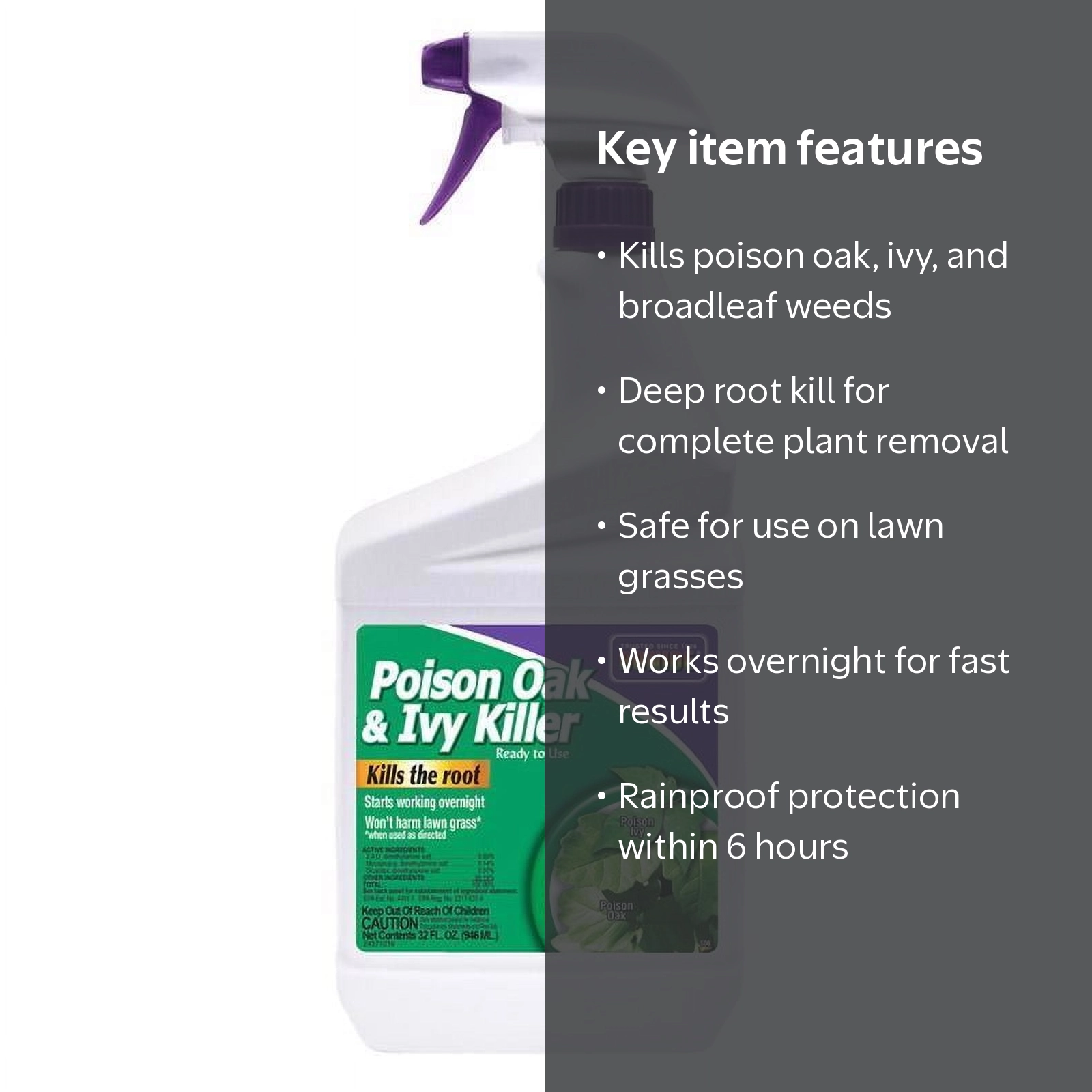 BONIDE, Poison Ivy, 32 oz, RTU Liquid Killer for Oak and Ivy