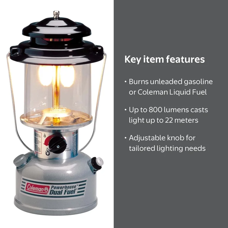 Coleman Powerhouse Dual Fuel Lantern, 800 Lumens, Camping, 2
