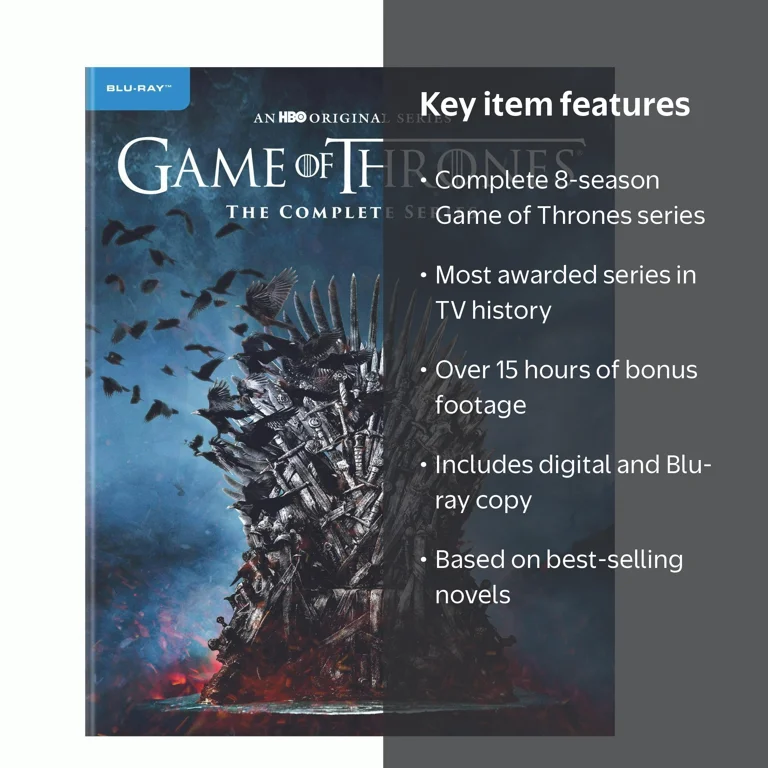 HBO's Game of Thrones: Complete Blu-ray Box Set, All Seasons