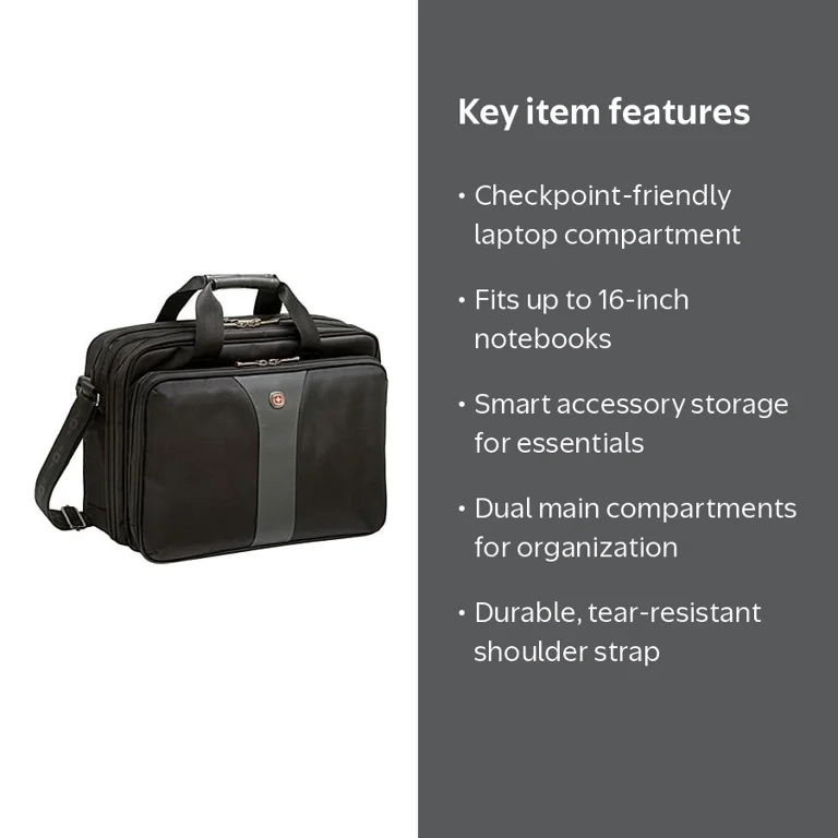Wenger LEGACY 16-inch Double Gusset Laptop Case - Laptop carrying