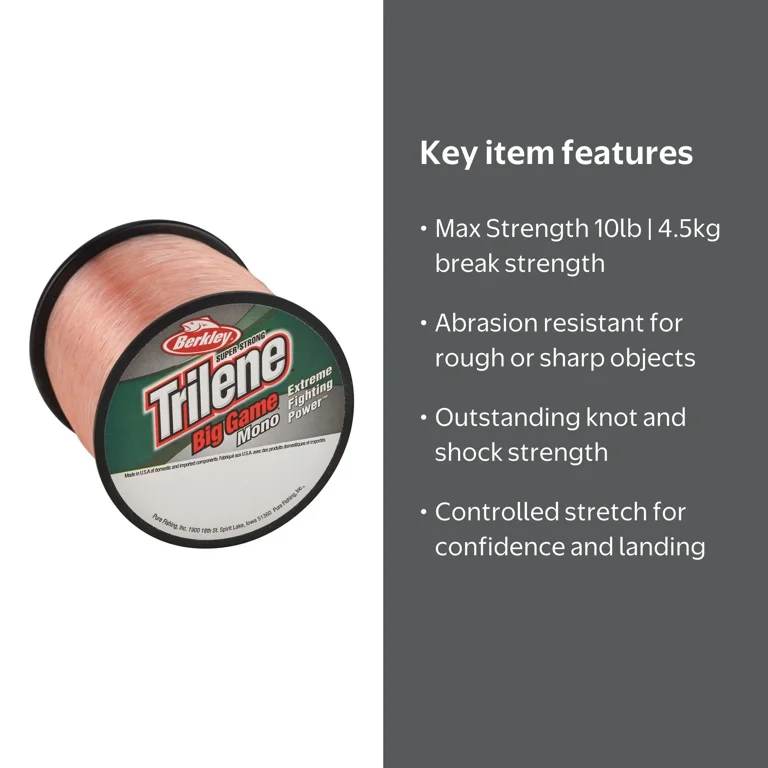 6lb mono pink fishing line Ande Monofilament (Pink, 20 -Pounds Test, 1/4# Spool) : Monofilament Line : Sports & Outdoors The Satin case is slim and custom Reaction Tackle Braided Fishing Line