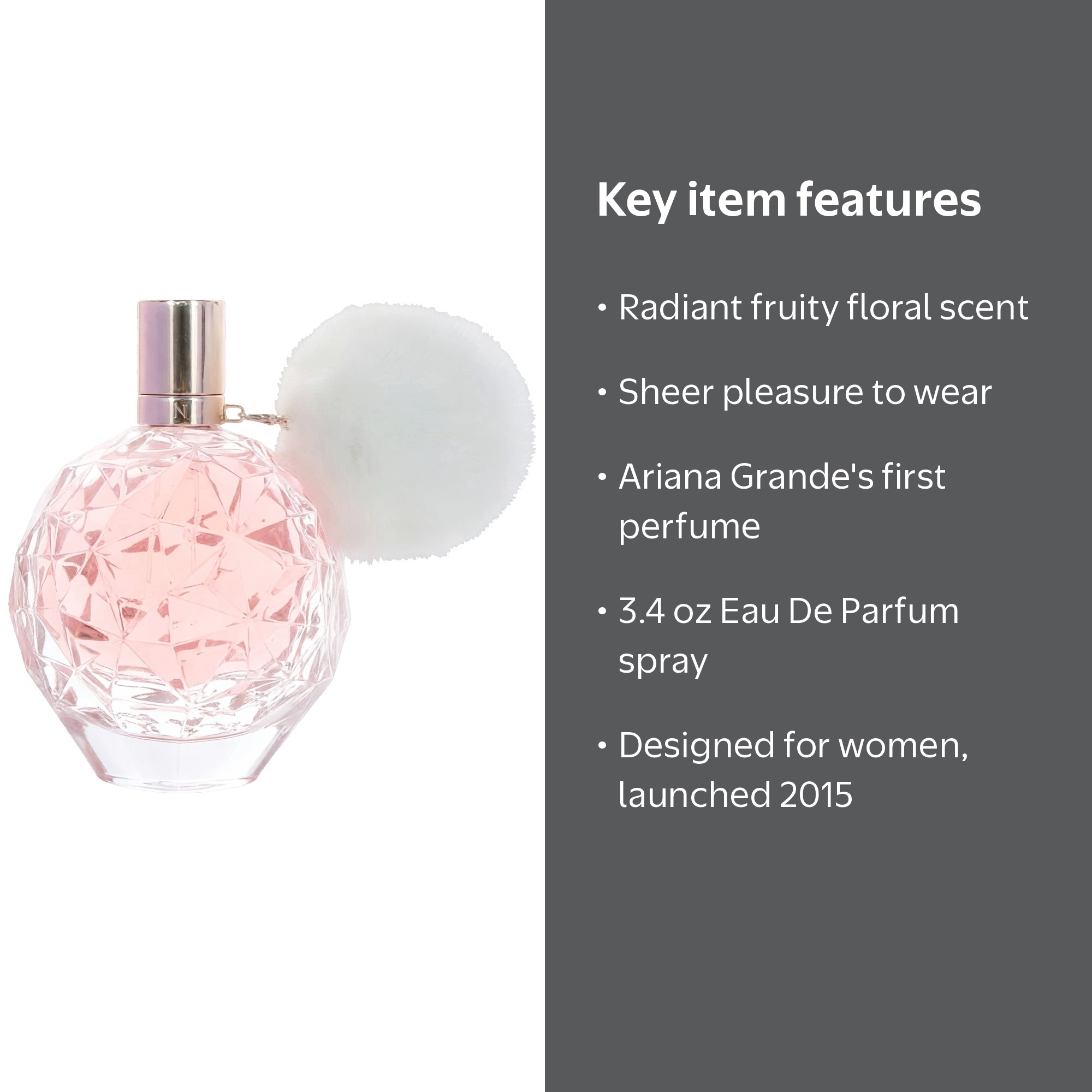 Ariana Grande, Ari Eau De Parfum Spray, 3.4 oz, Fruit Floral