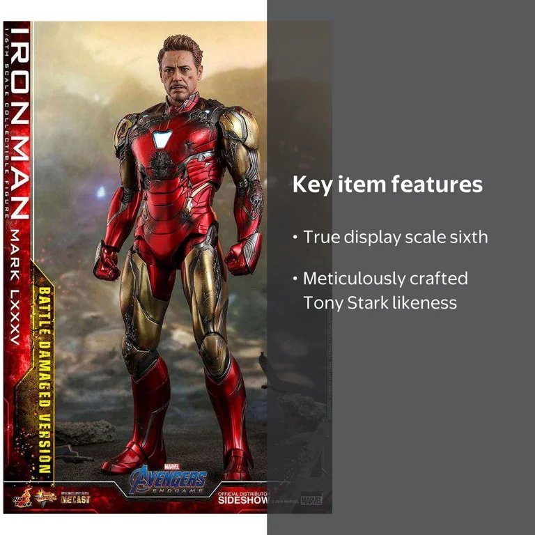 Hot Toys Marvel Avengers Endgame Iron Man Mark Battle Damaged