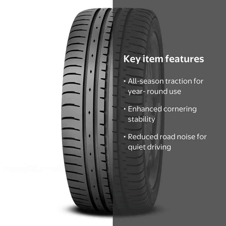 Accelera, Passenger Tire, All Season, 245/55ZR17, 102W - Walmart.com