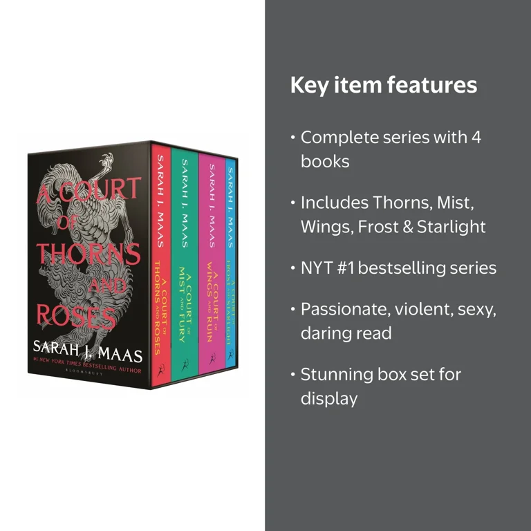 Walmart Exclusive: A Court of Thorns and Roses Series Box Set by