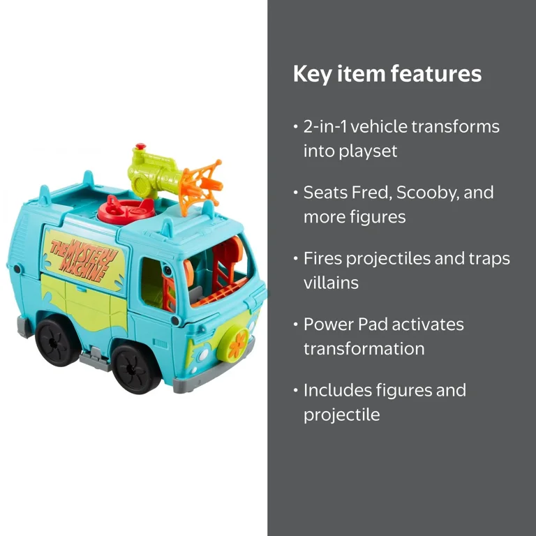 Free Shipping! Imaginext Scooby-Doo Transforming Mystery Machine