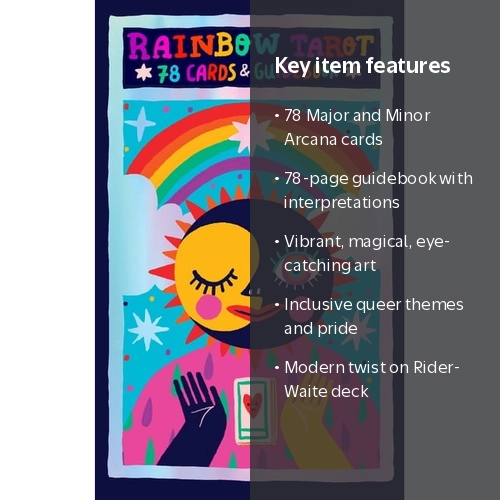 Rainbow Tarot: 78 Cards & Guidebook, (Hardcover) - Walmart.com