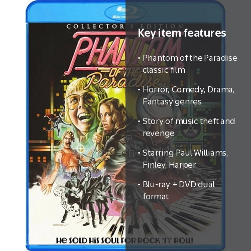 Phantom of the Paradise (Blu-ray + DVD), Horror, Shout! Factory