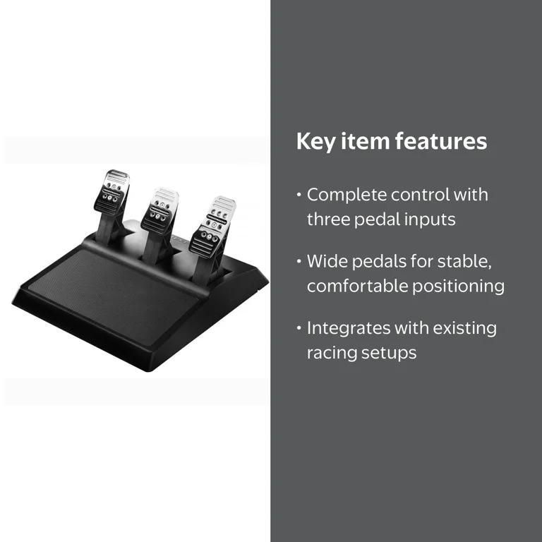 Thrustmaster T3PA Universal 3-Pedal Wide Pedal Set Add-On