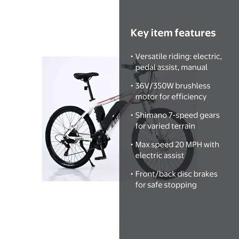 electric street bicycle Radster Road Commuter Bike and hydraulic disc brakes for smooth and reliable stopping power DEMON - Demon Red