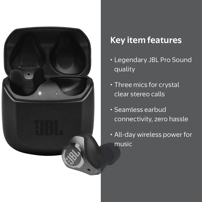 JBL Club Pro+ TWS True Wireless Noise Cancelling Earbuds with Tap