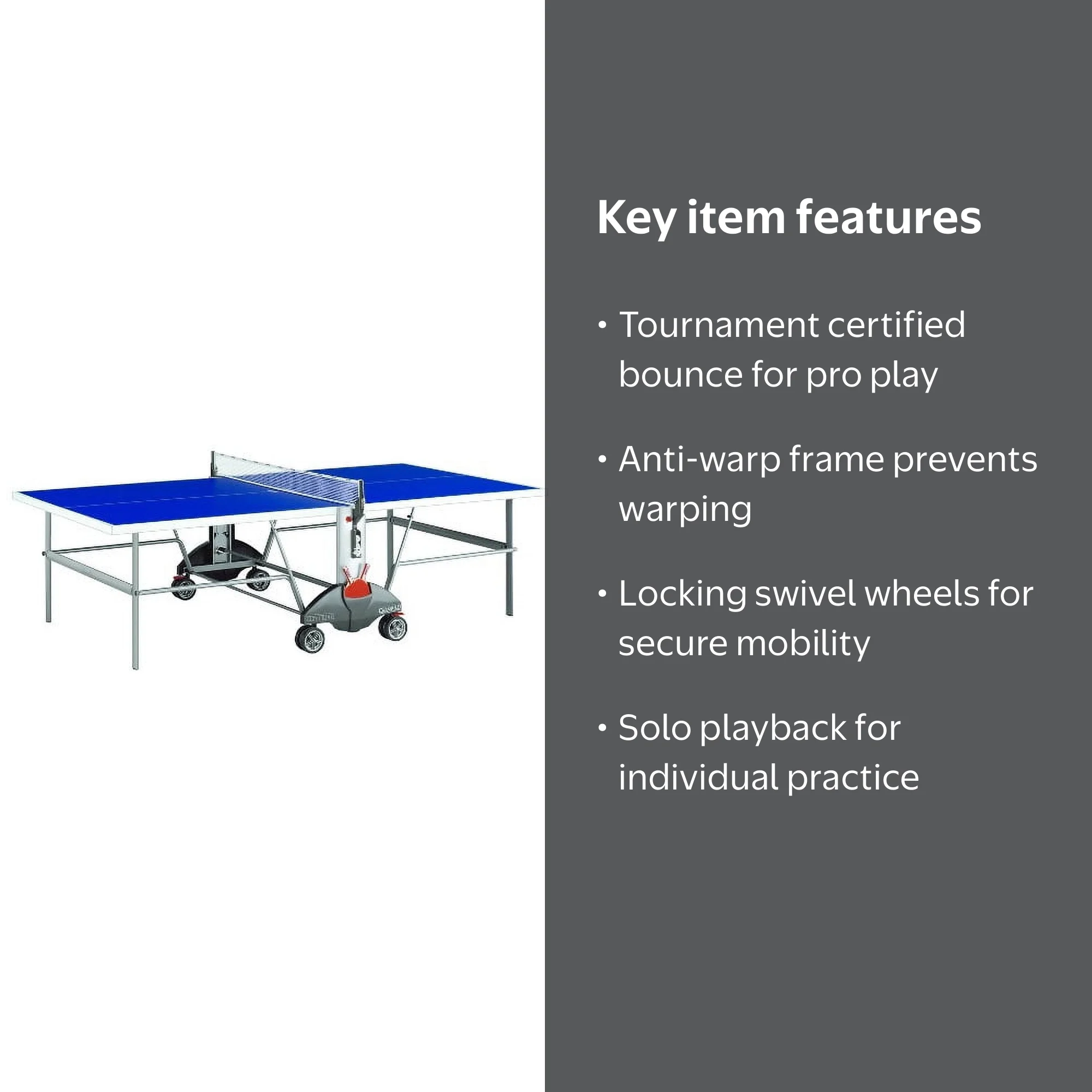 kettler champ 5.0 outdoor cover "CHAMP 5.0" Table Tennis Table ensures tear resistance and a solid weight for stability KETTLER Table Tennis Outdoor Cover