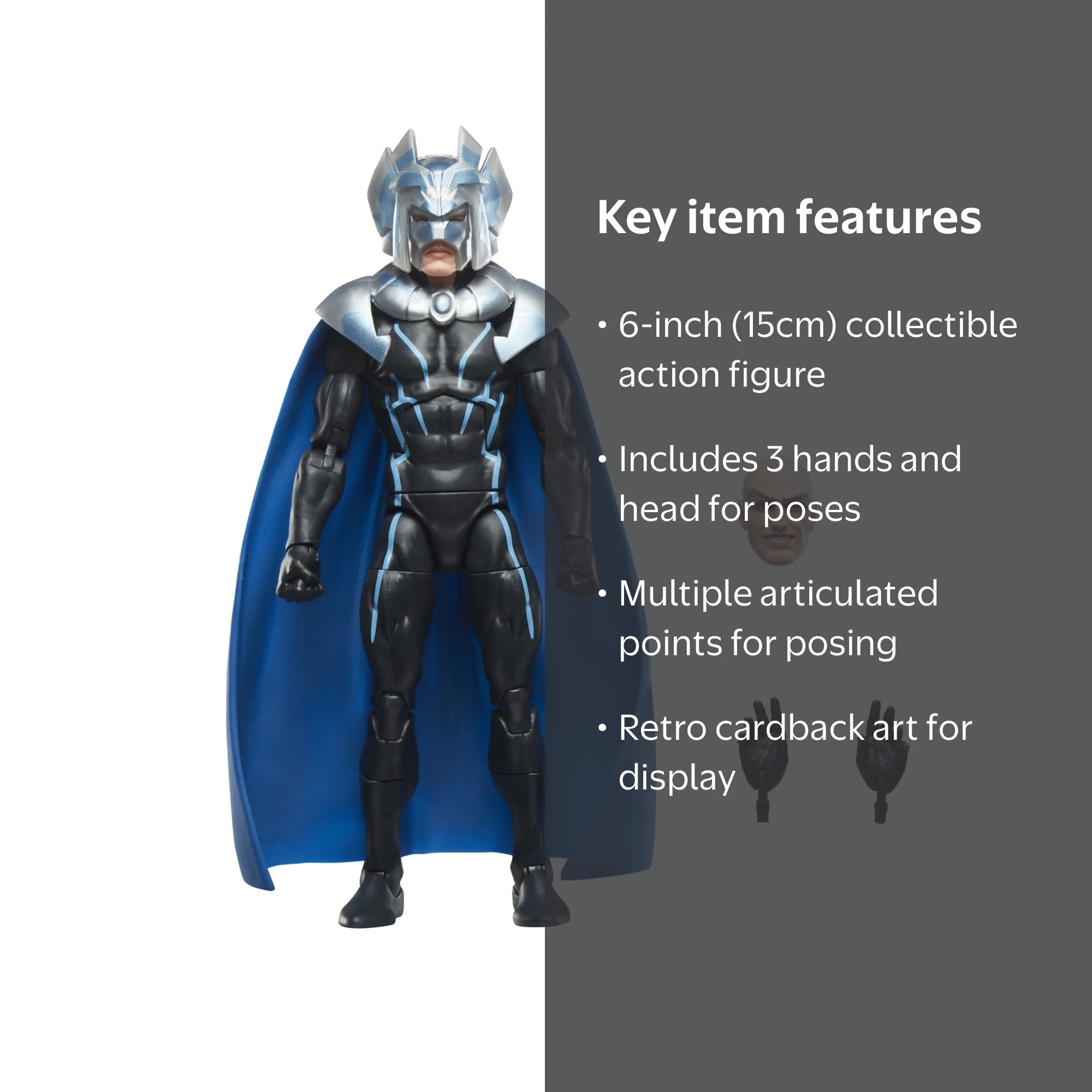 Marvel Legends Series Warlord (Professor X), Retro Marvel Comics