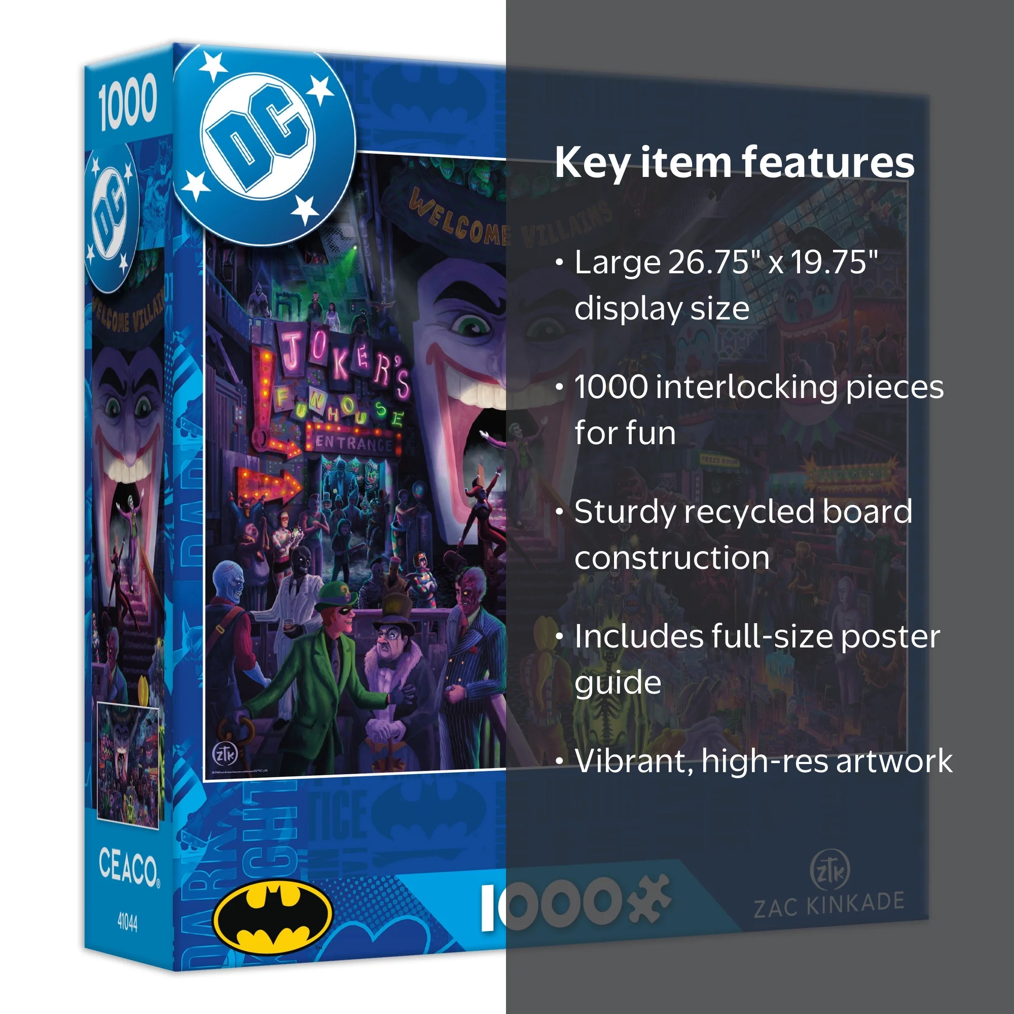 Ceaco Thomas Kinkade The Joker's Ball 1000-Piece Interlocking